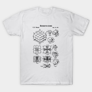 Rubiks cube patent vintage rubix cube T-Shirt